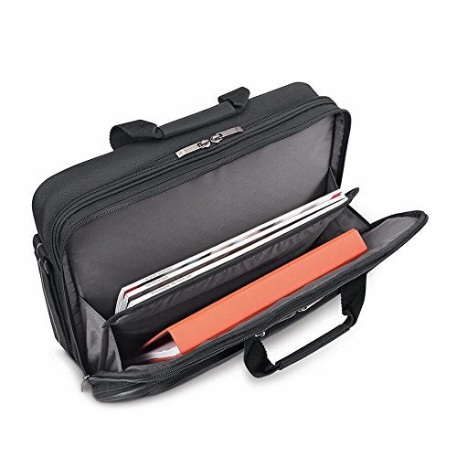 Solo Empire 17.3 Inch Laptop Briefcase, Tsa Friendly, Black/Grey