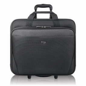 Solo Empire 17.3 Inch Rolling Laptop Case, Black