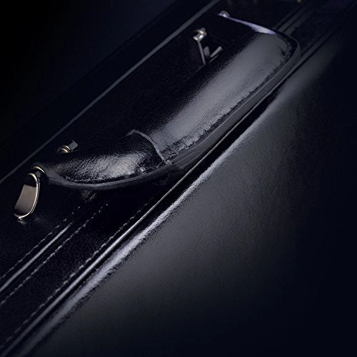Solo Premium Leather 16 Inch Laptop Attach, Hard-Sided With Combination Locks, Black