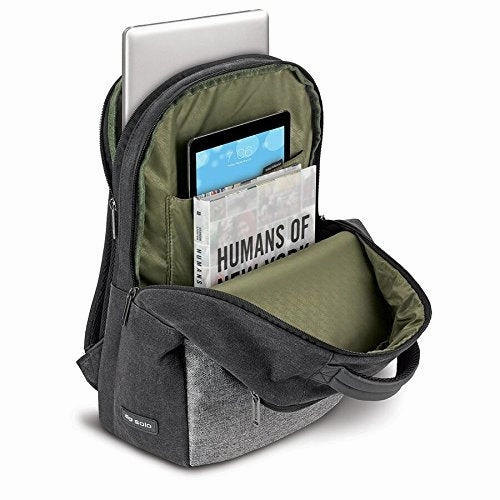 Solo Urban Code 15.6" Laptop Backpack, Black/Grey