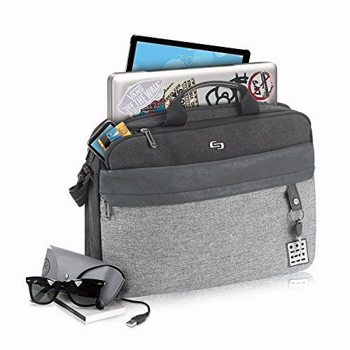 Solo Urban Code Laptop Briefcase 15.6", Grey