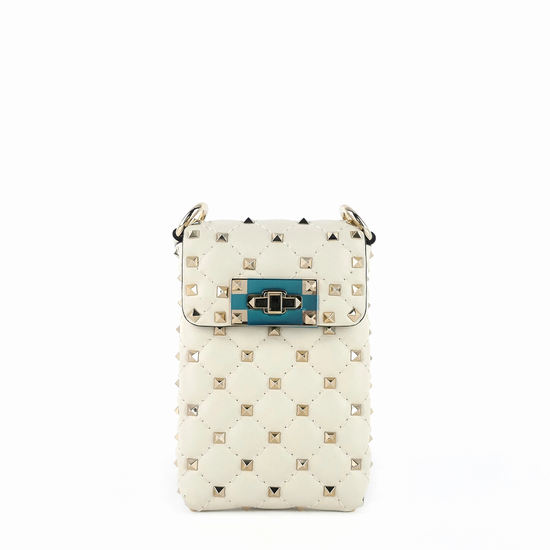 Spike Mini Leather Phone Case Bag