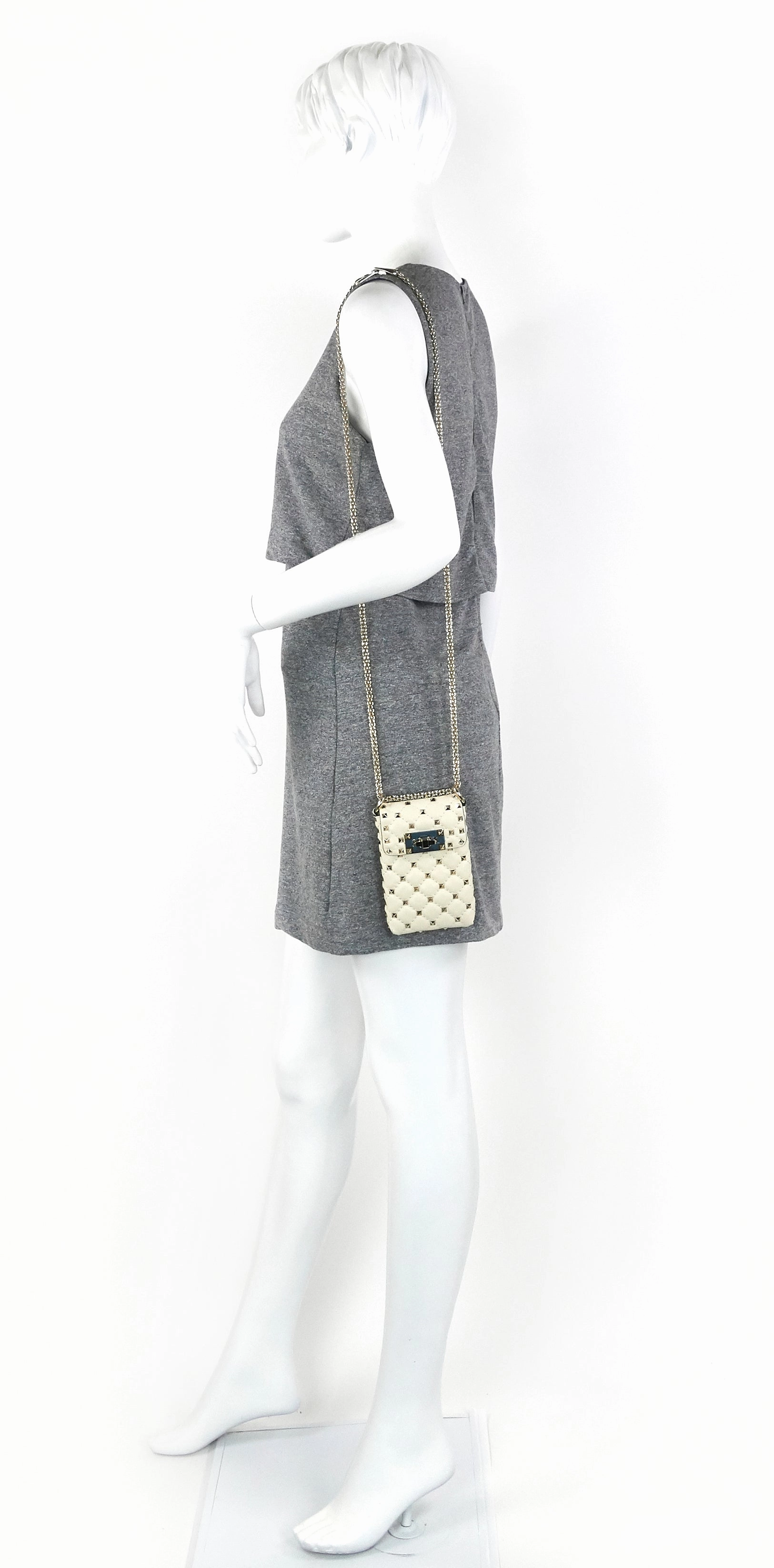 Spike Mini Leather Phone Case Bag
