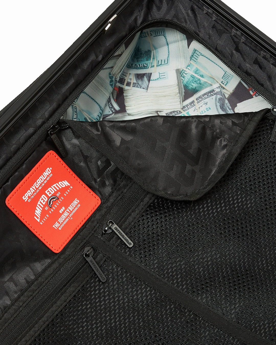 Sprayground Hardshell Luggage (Miami Fauna)