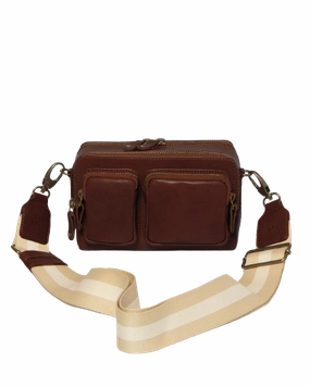 Stitch & Hide Sasha Crossbody Camera Shoulder Bag Mocha Brown