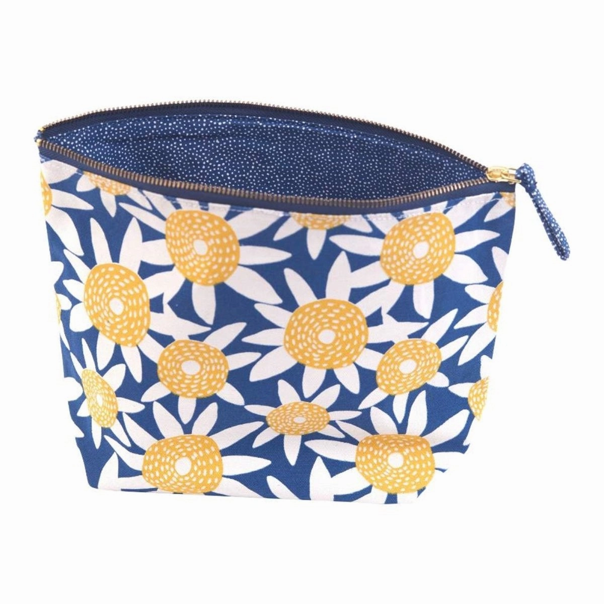 Straw Sunflower Yellow Pouch Large