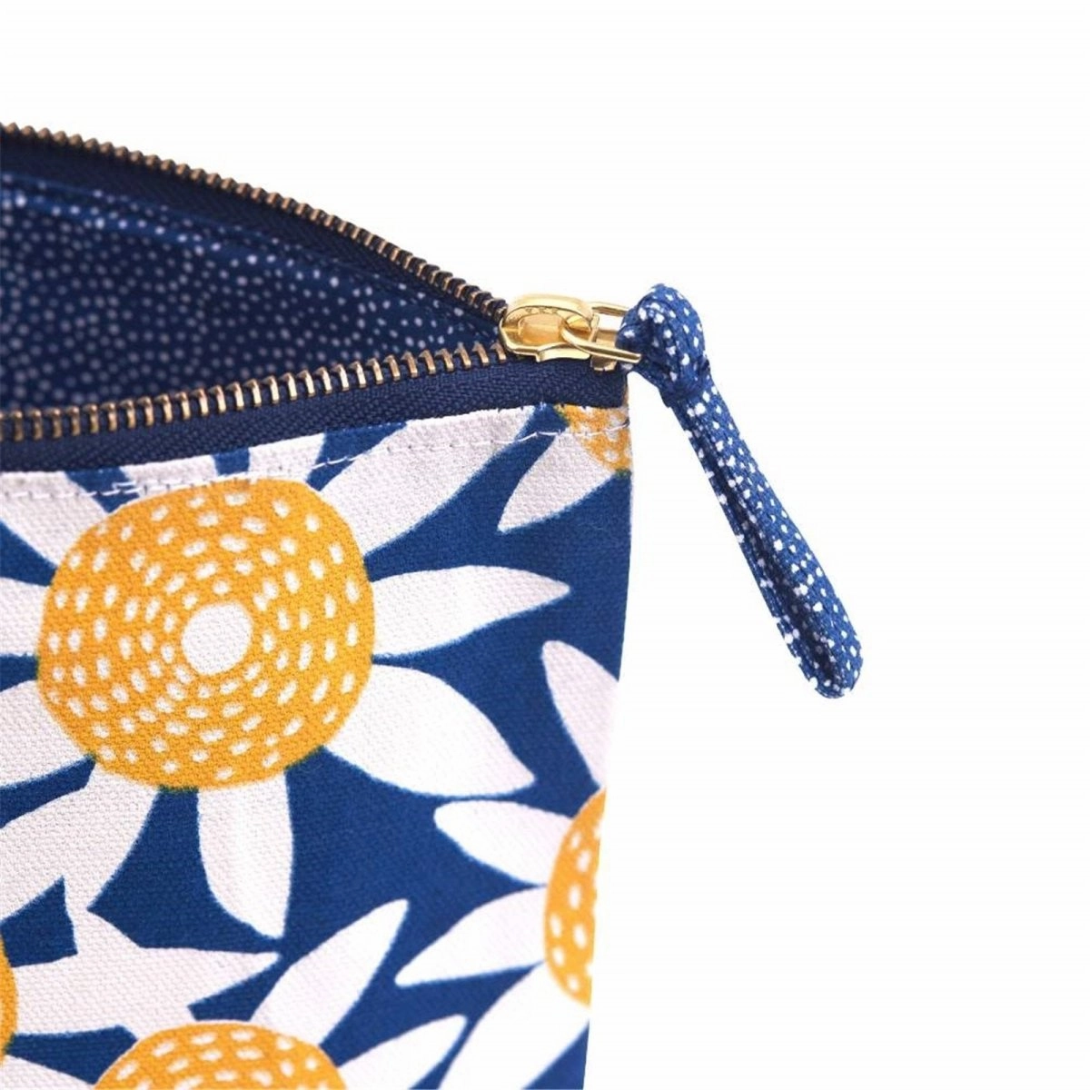 Straw Sunflower Yellow Pouch Large