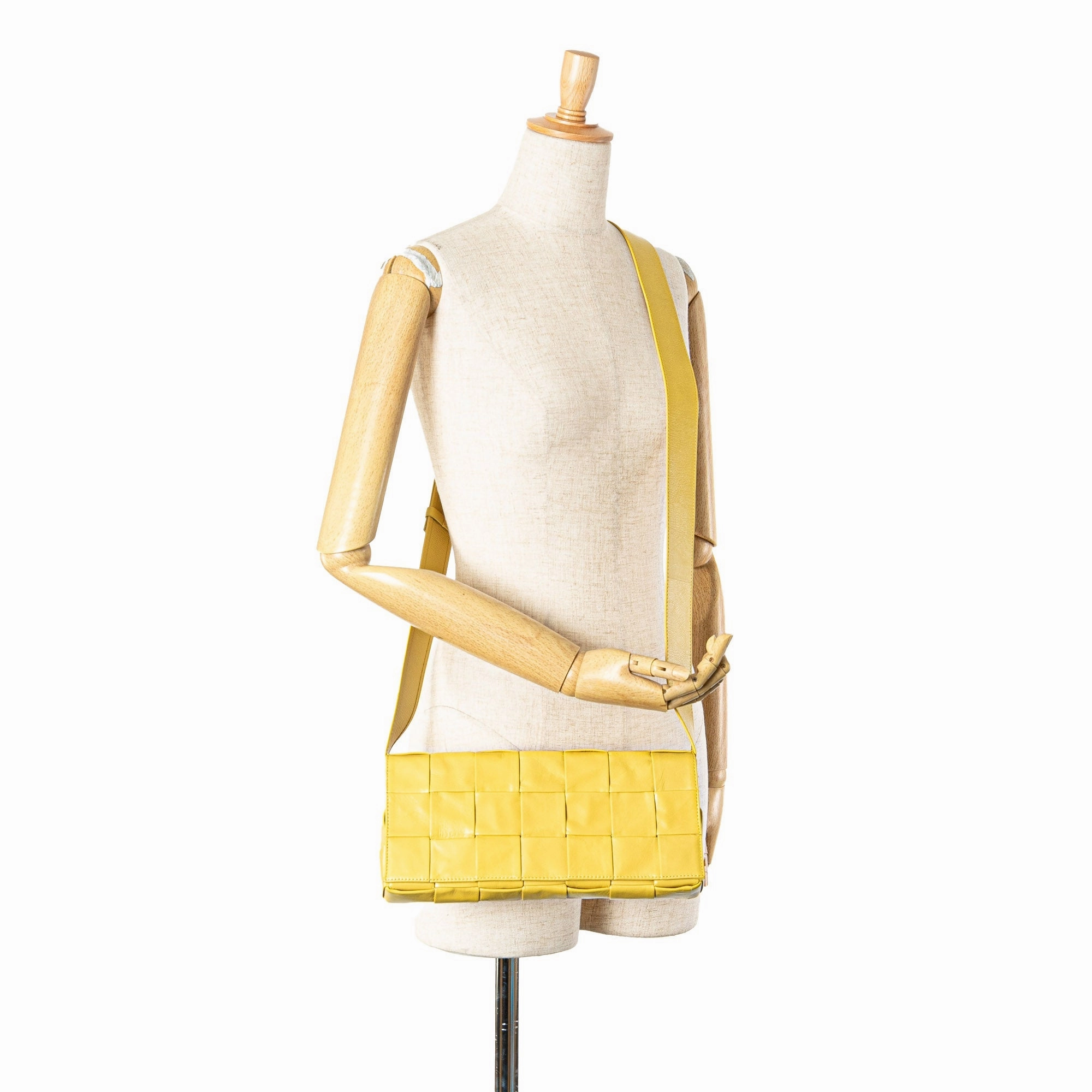 Stretch Nappa Intrecciato Cassette Crossbody