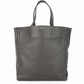 Studded Reversible Leather and Suede Tote Bag