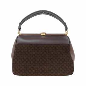 Suede Shoulder Bag with Dust Bag and Strap