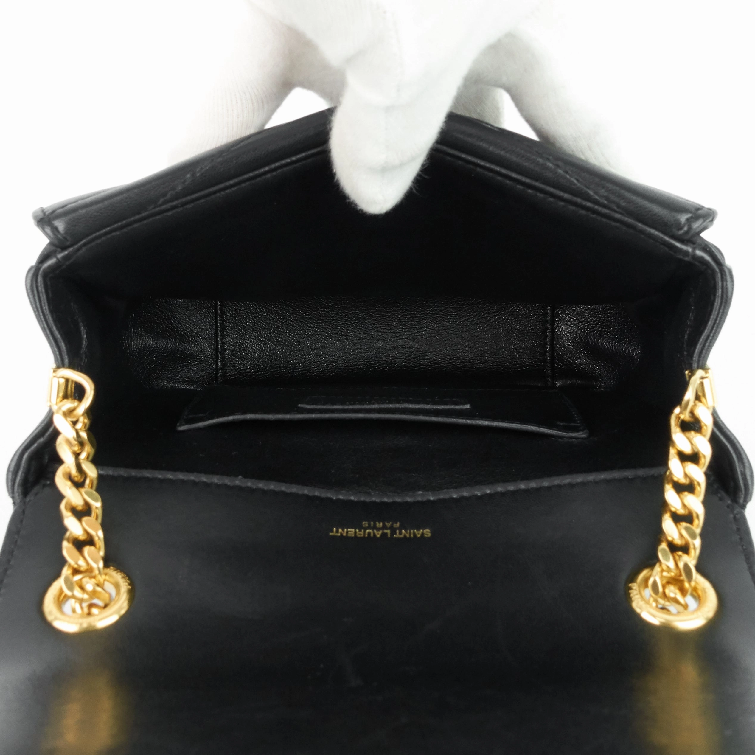 Sulpice Small Matelass Lambskin Leather Bag