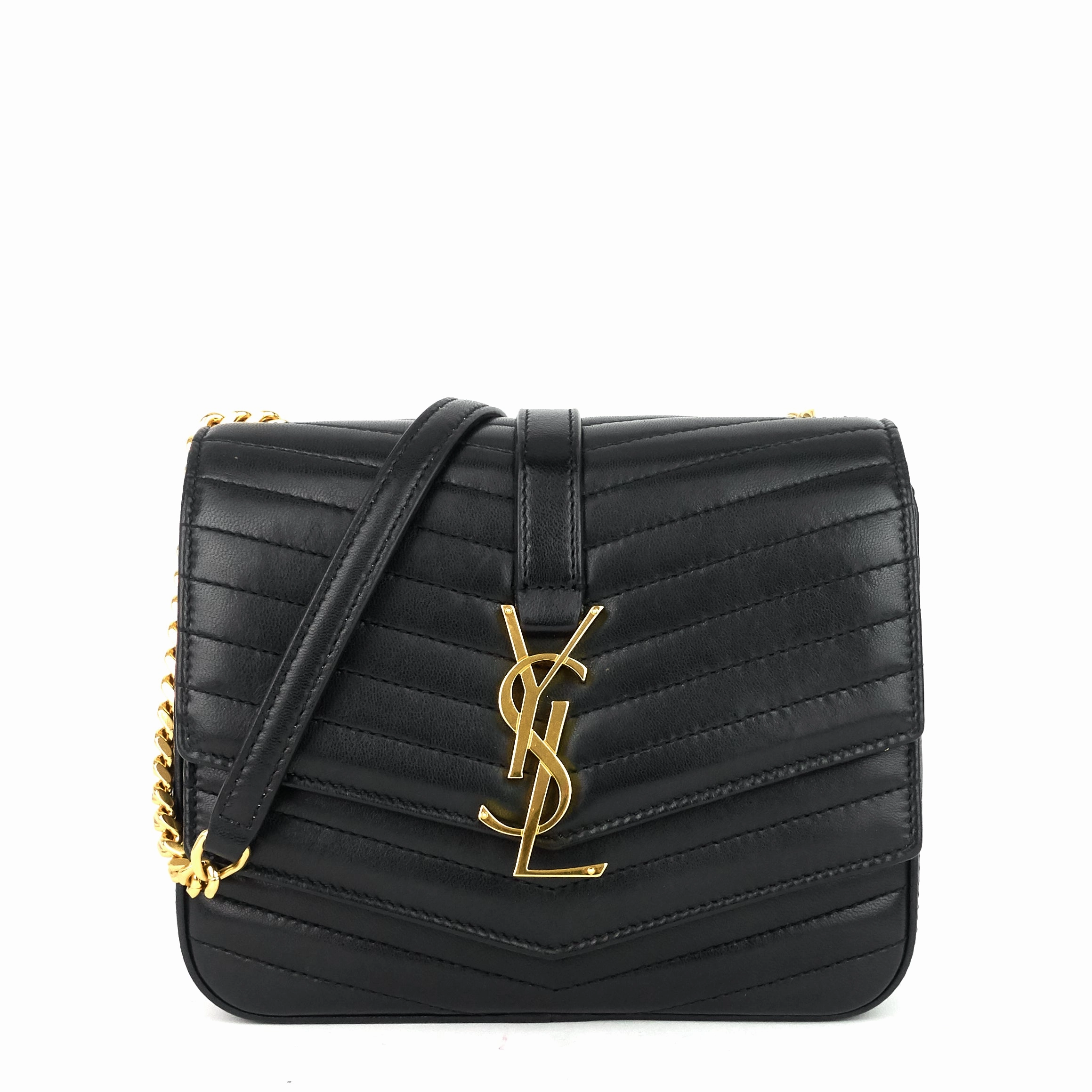 Sulpice Small Matelass Lambskin Leather Bag