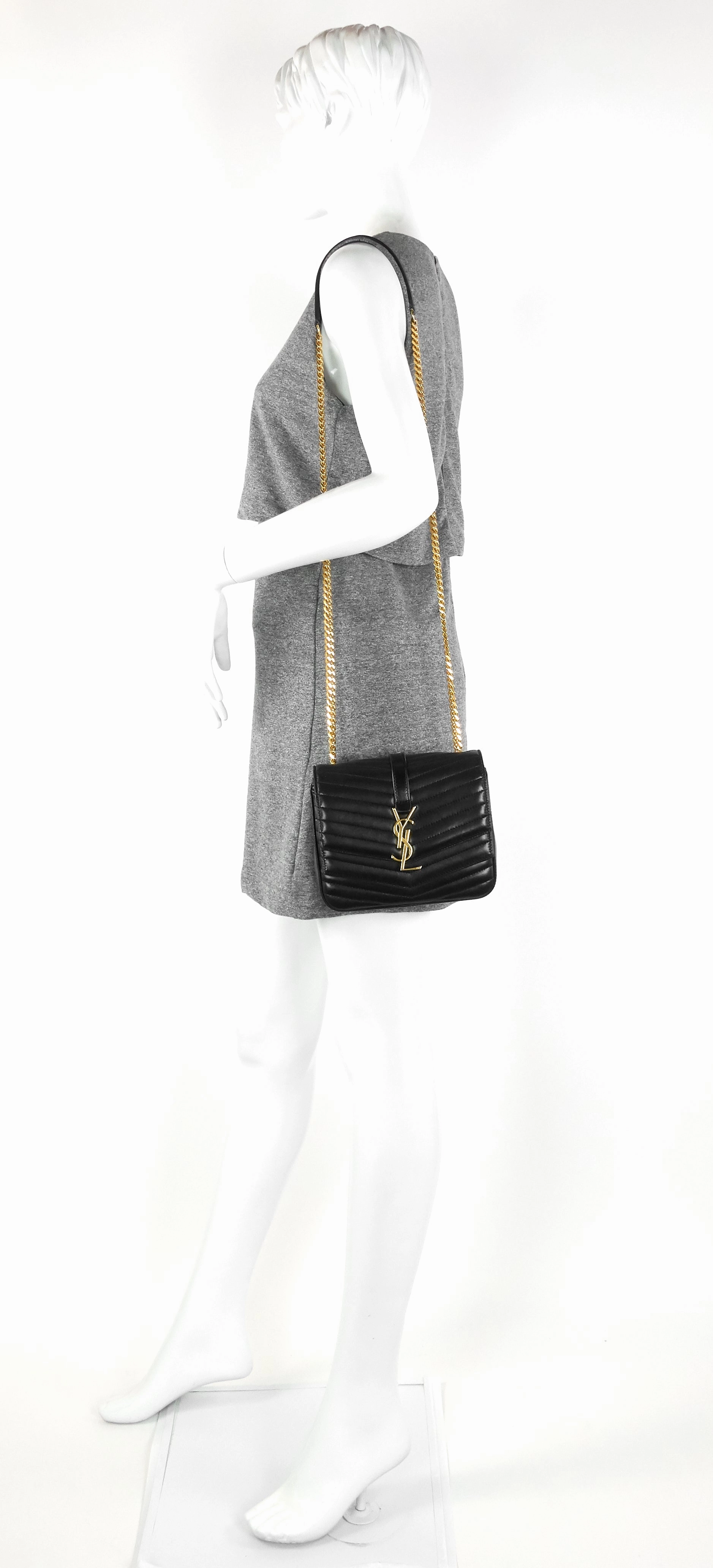 Sulpice Small Matelass Lambskin Leather Bag