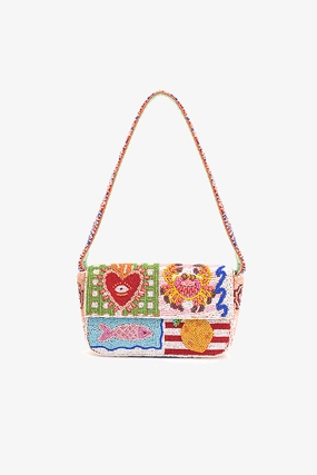 Sun & Sea Beaded Handbag