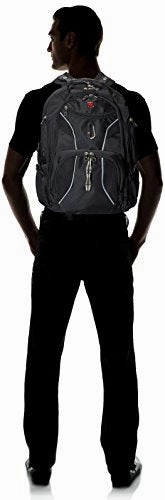 Swiss Gear Sa1923 Black Tsa Friendly Scansmart Laptop Backpack - Fits Most 15 Inch Laptops And