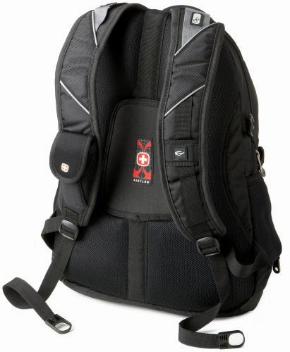 Swiss Gear Sa9769 Black Laptop Backpack - Fits Most 15 Inch Laptops And Tablets