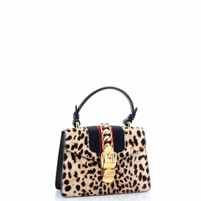 Sylvie Shoulder Bag Printed Calf Hair Mini