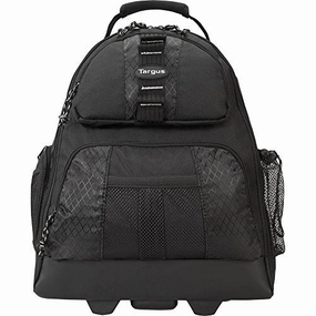 Targus Rolling Backpack Case For 15.4-Inch Laptops, Black (Tsb700)