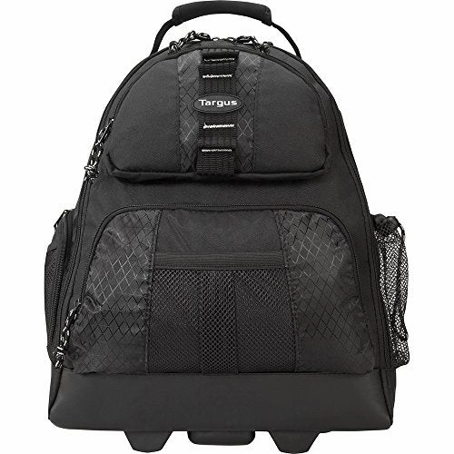 Targus Rolling Backpack Case For 15.4-Inch Laptops, Black (Tsb700)