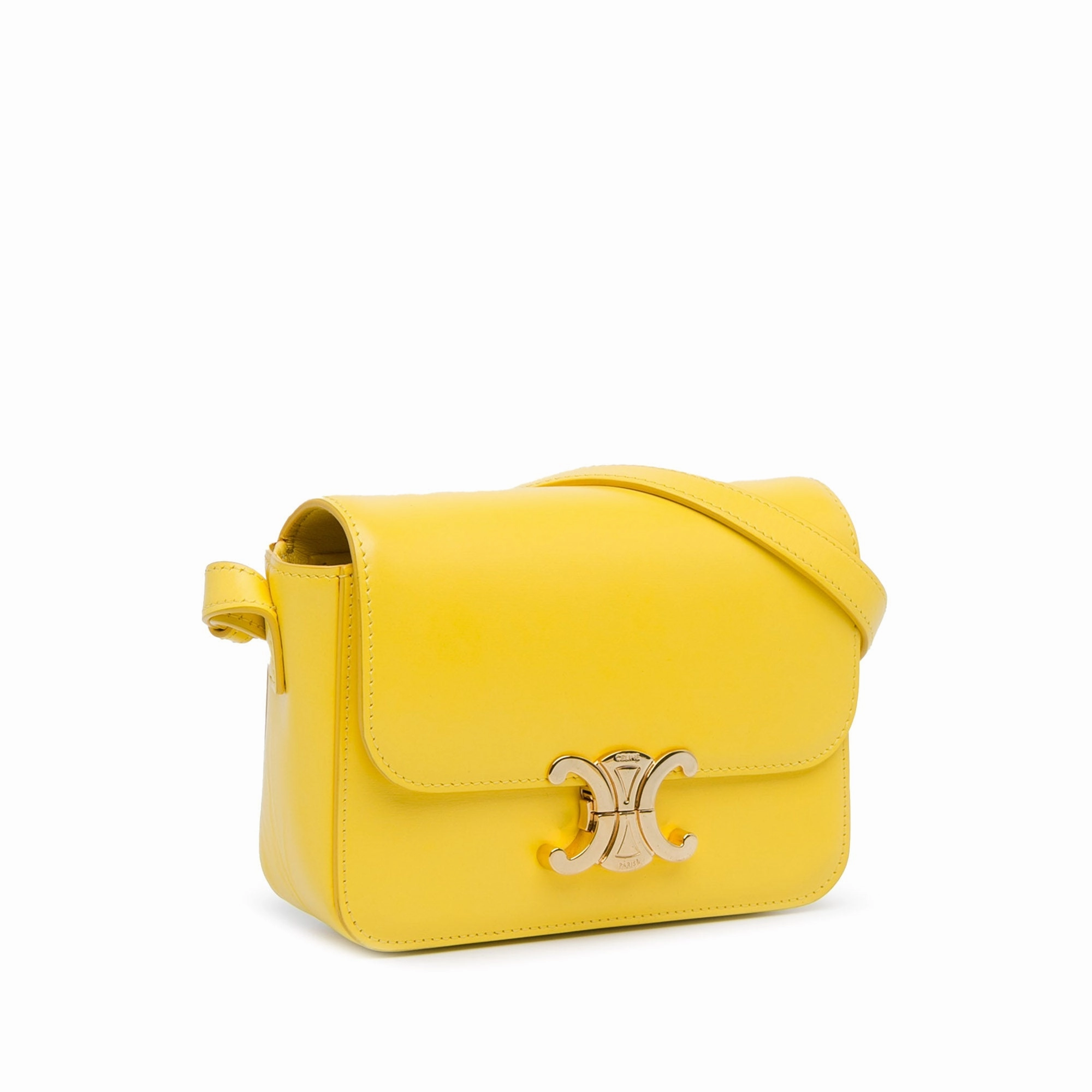 Teen Shiny Calfskin Triomphe Crossbody