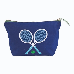 Tennis Navy Solo Pouch Medium