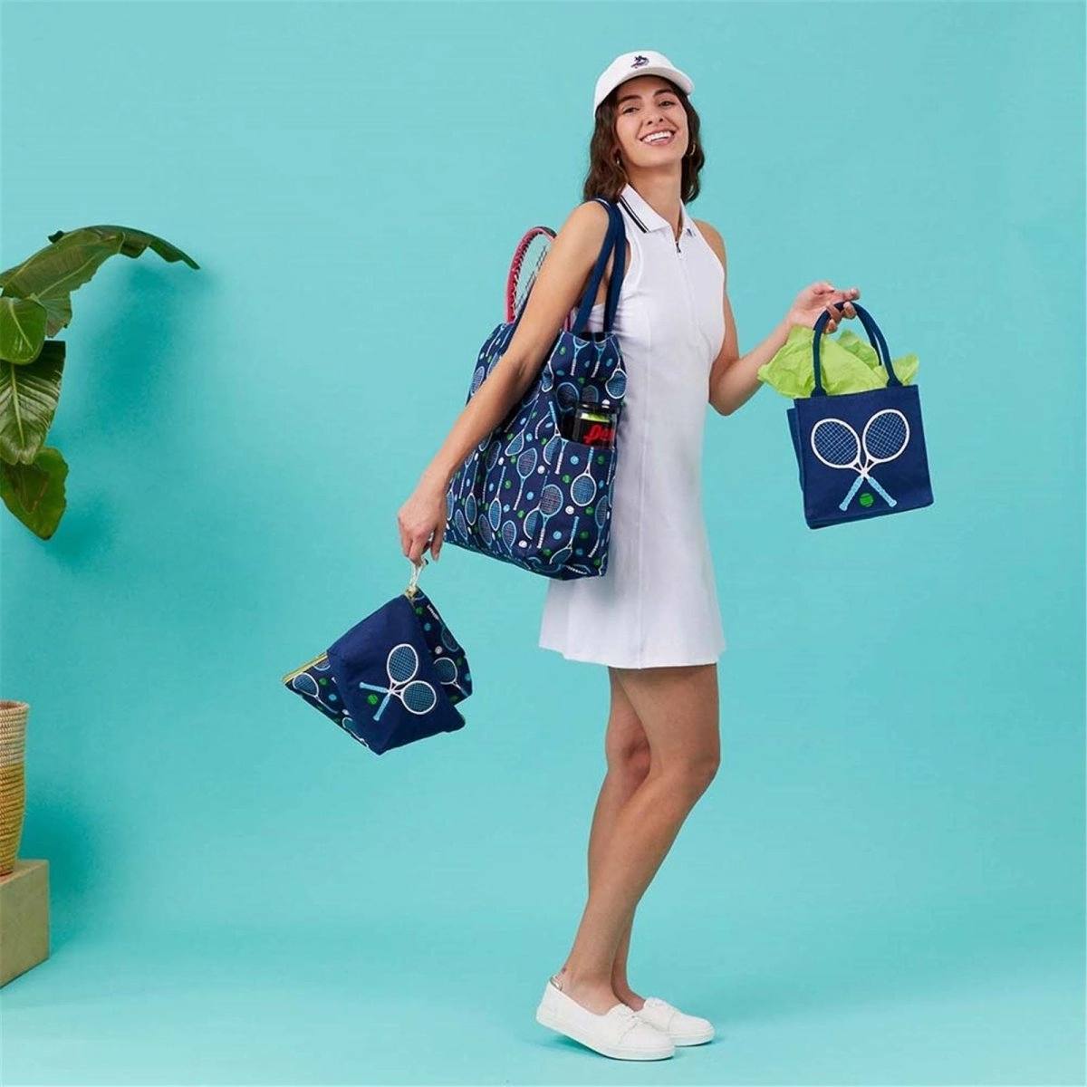 Tennis Navy Solo Reusable Itsy Bitsy Gift Bag