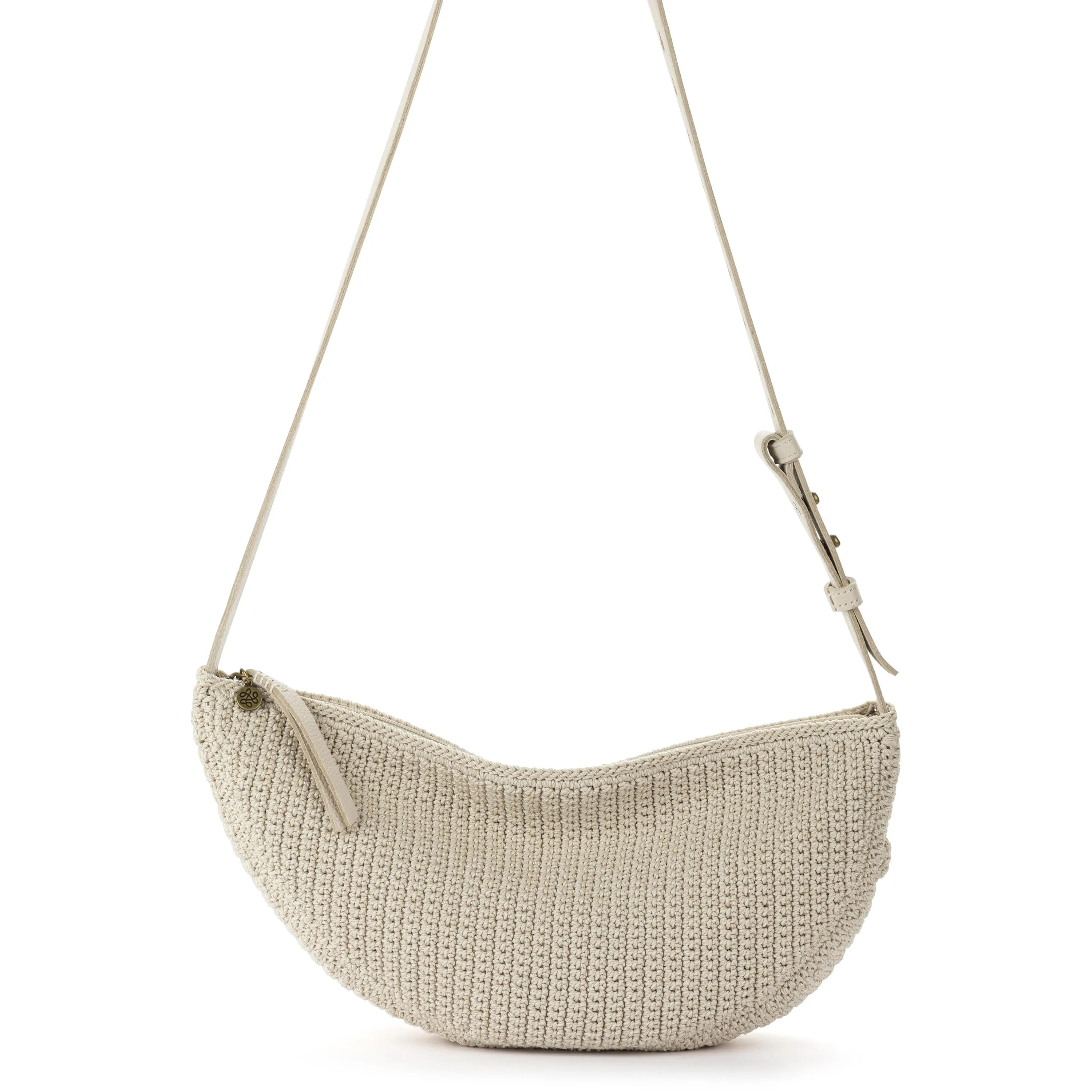 Tess Large Sling - Hand Crochet - Ecru