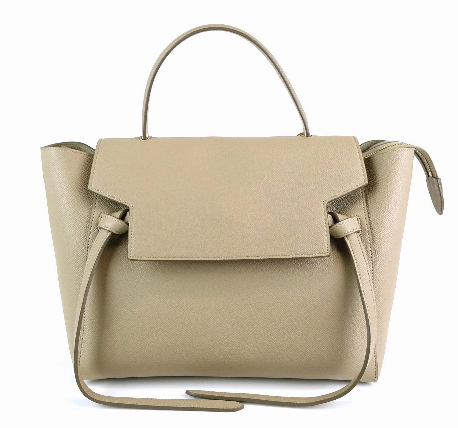 Textured Calf Leather Mini Belt Bag