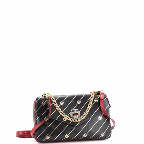 Thiara Double Shoulder Bag Printed Leather Medium