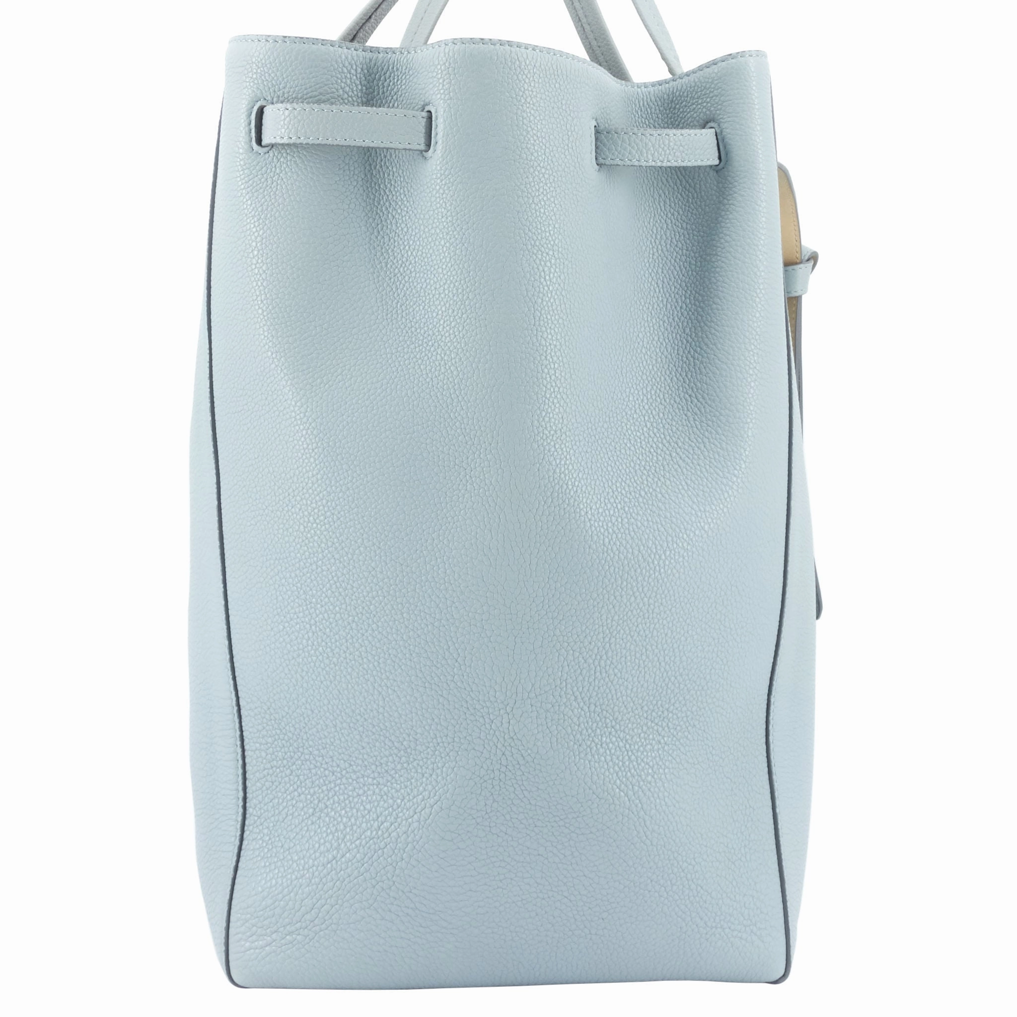 Tie Cabas Leather Medium Tote Bag