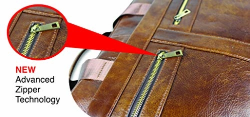 Timeless Genuine Leather Messenger Bag for Men  Gorgeous Superior Brown Carry All Briefcase with