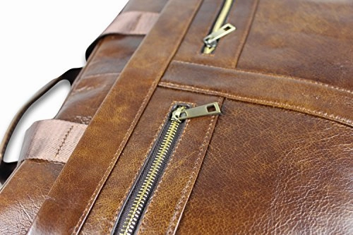 Timeless Genuine Leather Messenger Bag for Men  Gorgeous Superior Brown Carry All Briefcase with