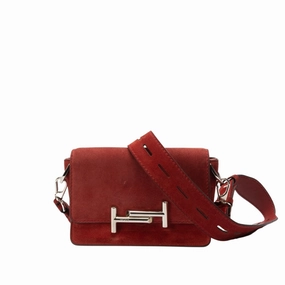 Tod's Suede Double T Crossbody Bag