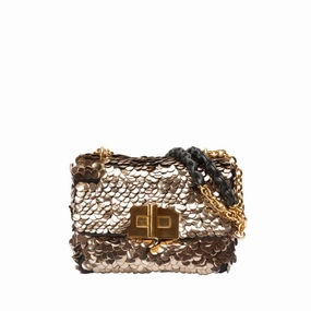 Tom Ford Sequin Chain-Link Shoulder Bag