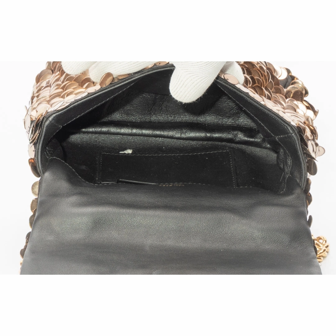 Tom Ford Sequin Chain-Link Shoulder Bag