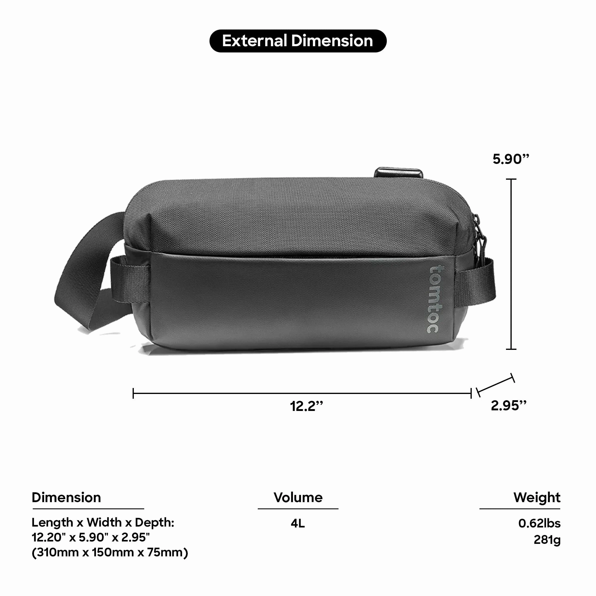Tomtoc Explorer T21 EDC Sling Bag