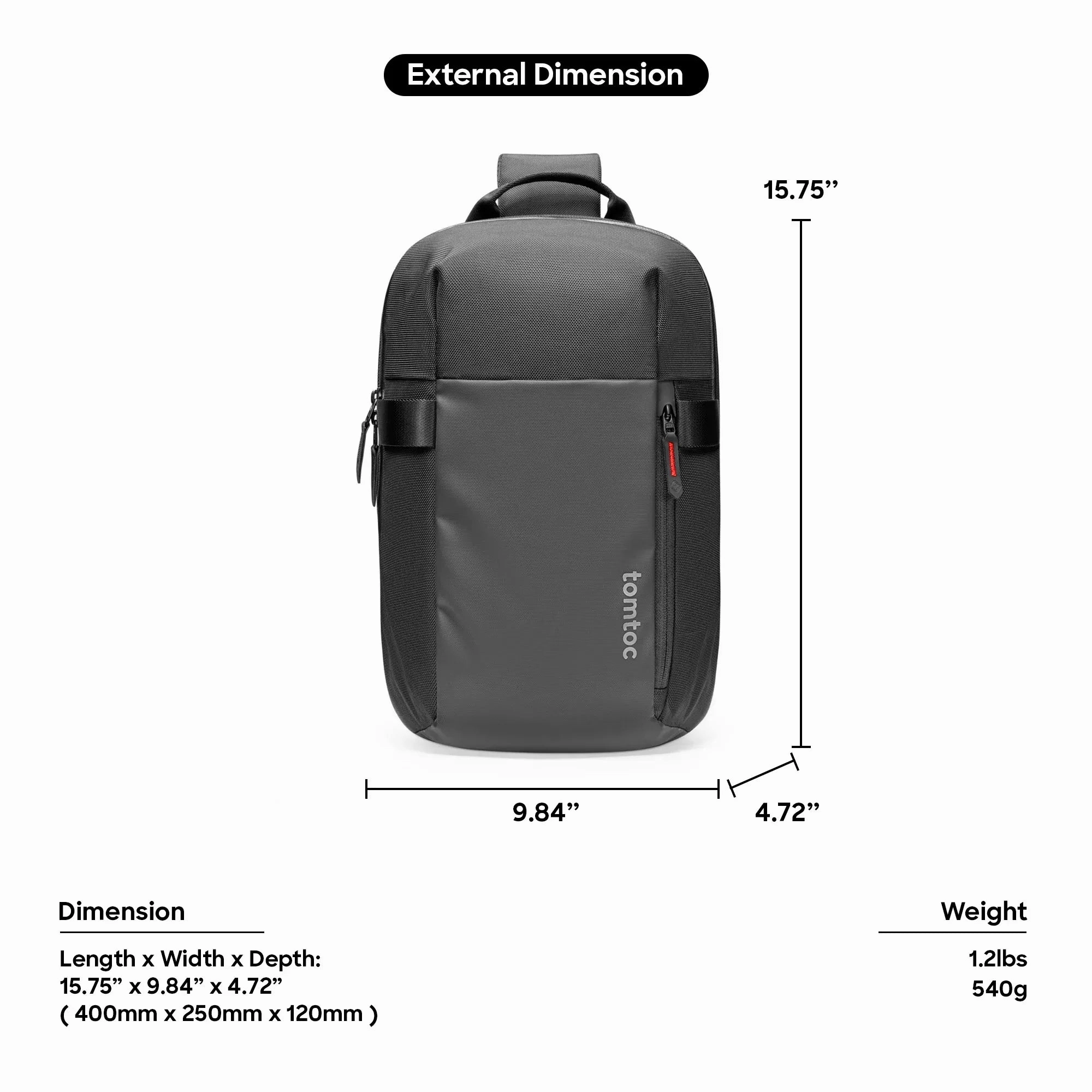 Tomtoc Explorer T24 Laptop Messenger Bag 14-inch