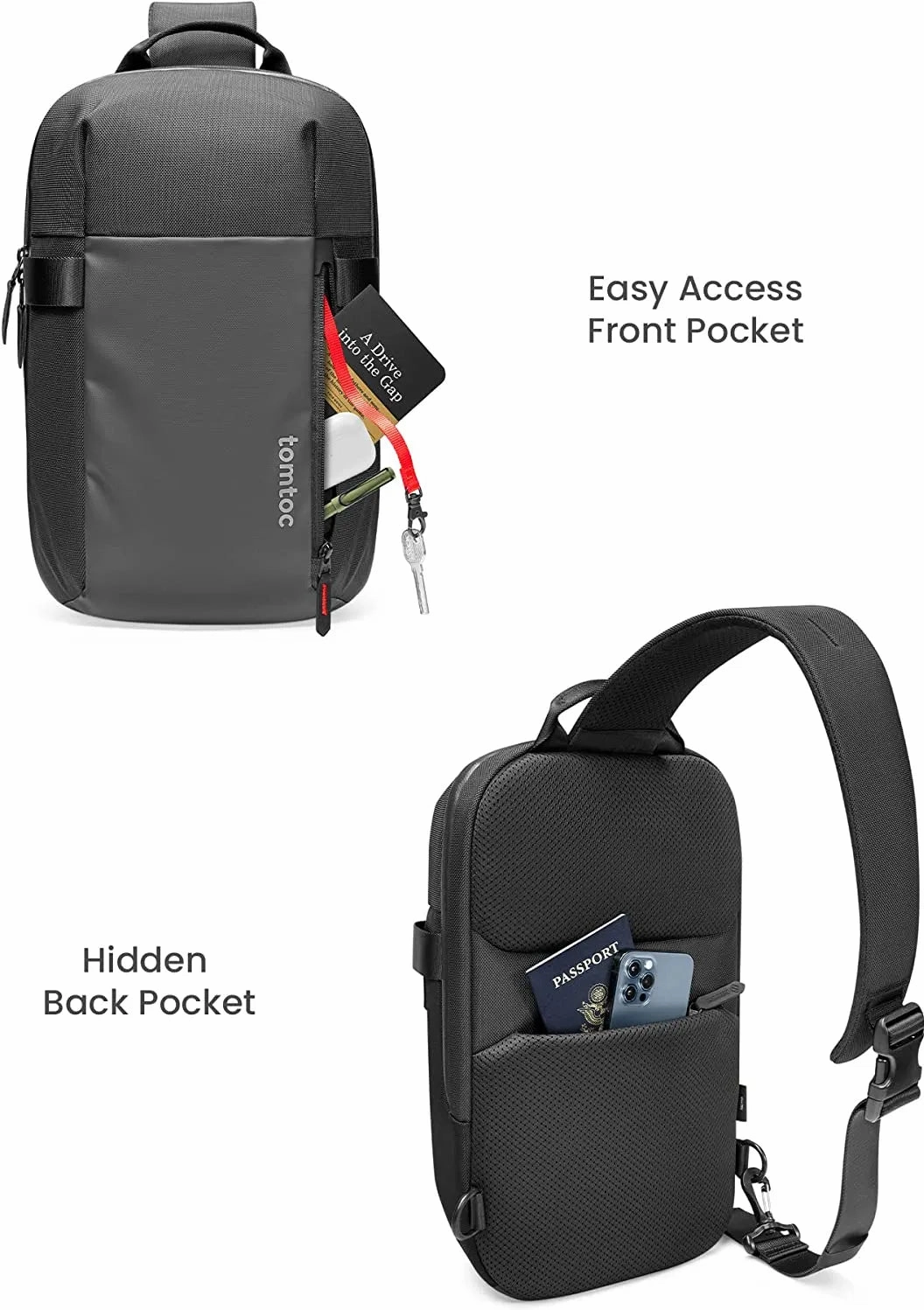 Tomtoc Explorer T24 Laptop Messenger Bag 14-inch