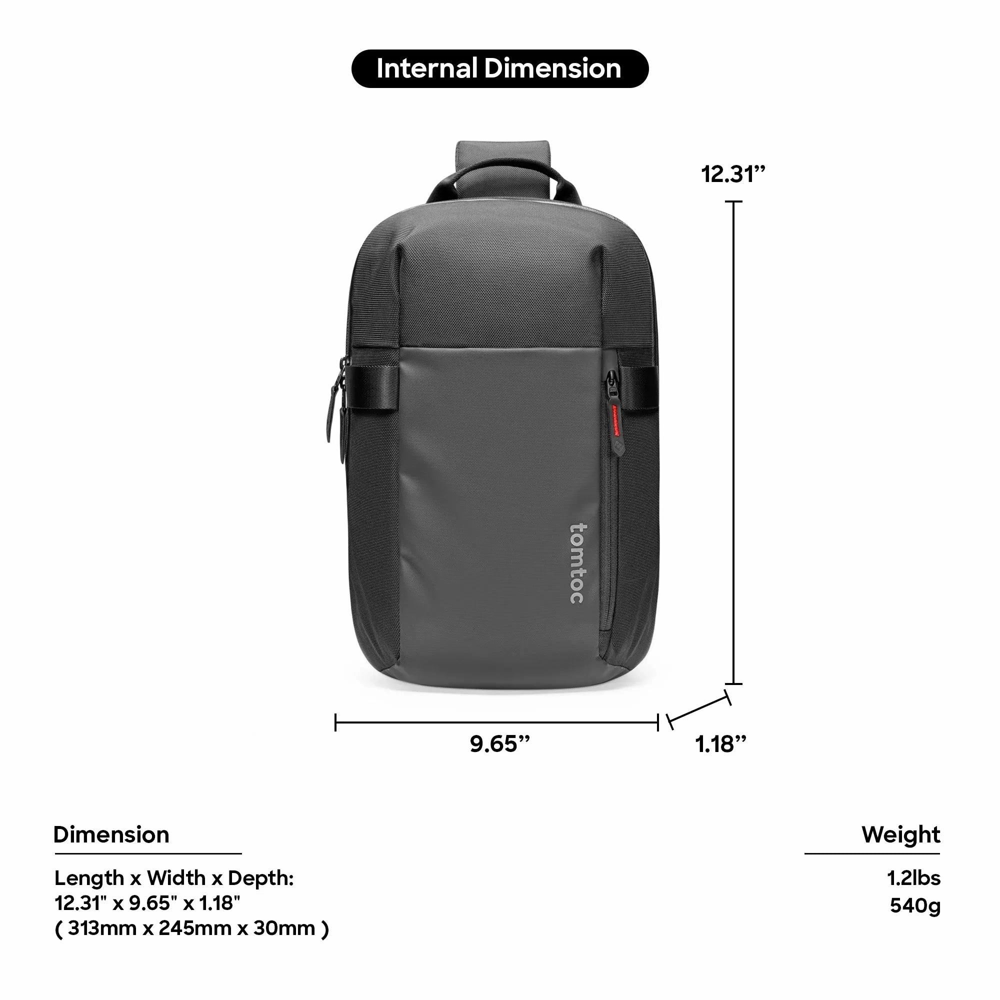 Tomtoc Explorer T24 Laptop Messenger Bag 14-inch