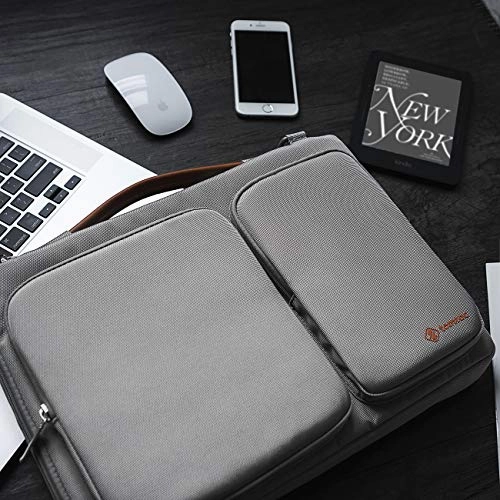 tomtoc Laptop Shoulder Bag for 13.3" Old MacBook Air | 13" MacBook Pro Retina 2012-2015 | Surface Laptop 1 & 2 | Surface Book, Original 360 Protection Case with CornerArmor & Accessory Pockets