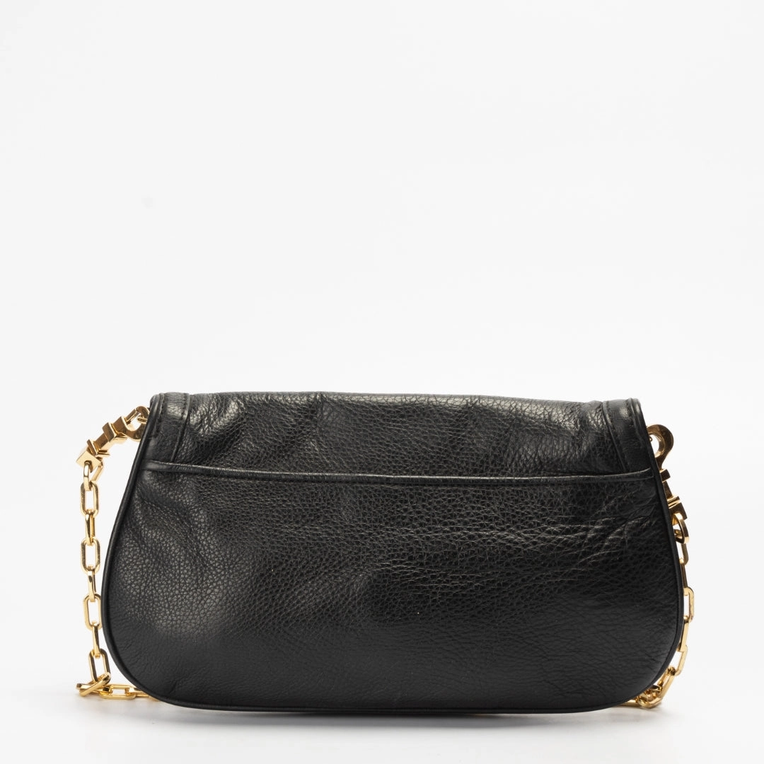 Tory Burch Black Leather Amanda Crossbody Bag