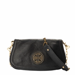 Tory Burch Black Leather Amanda Crossbody Bag