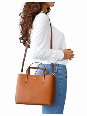Tory Burch Blake Small Tote - Bourbon/ Cornbread/ Tan