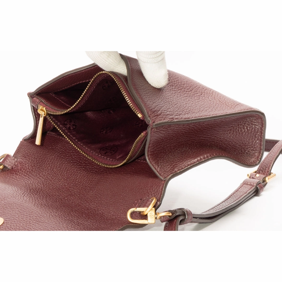 Tory Burch Britten Leather Crossbody Bag