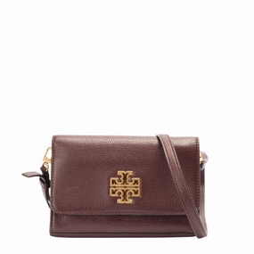 Tory Burch Britten Leather Crossbody Bag