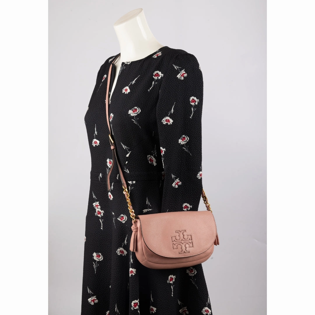 Tory Burch Grained Leather Crossbody Bag