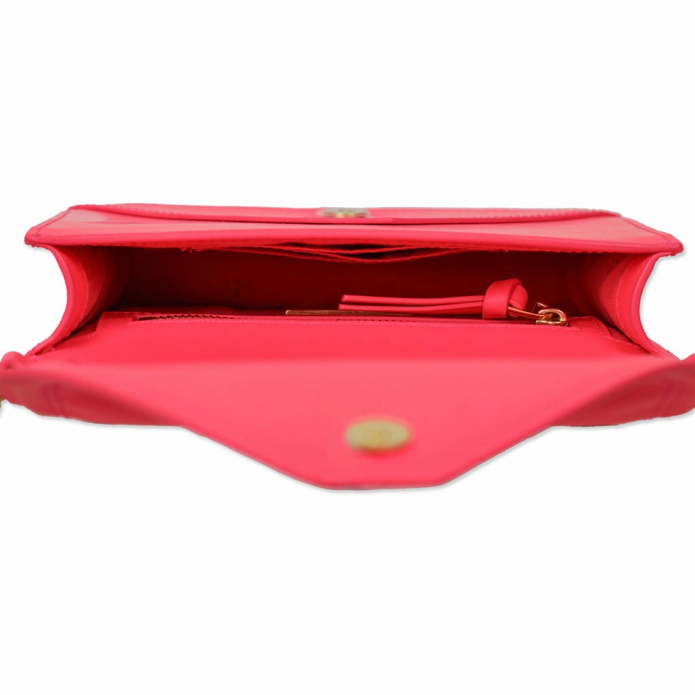 Tory Burch Kira Neon Pink Mini Crossbody