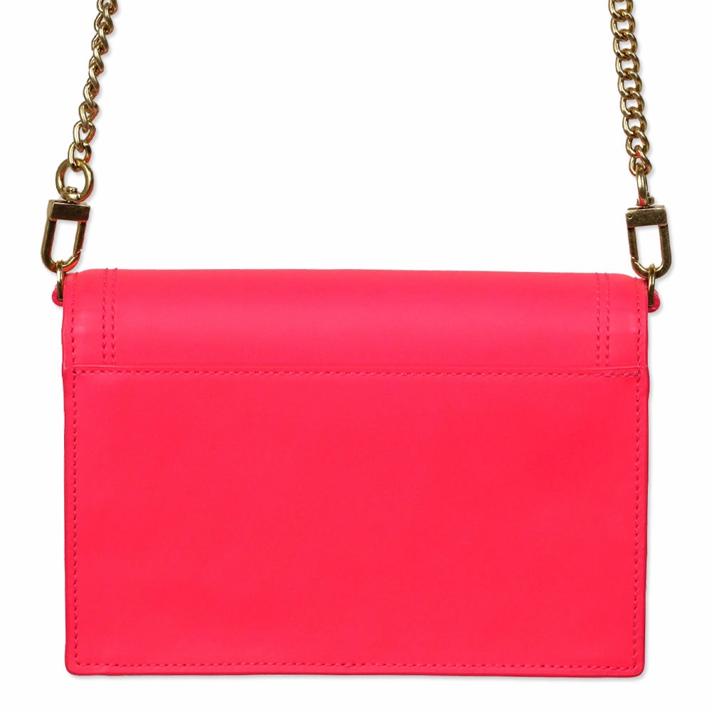 Tory Burch Kira Neon Pink Mini Crossbody