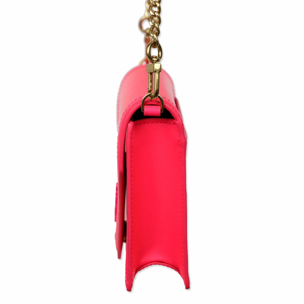 Tory Burch Kira Neon Pink Mini Crossbody