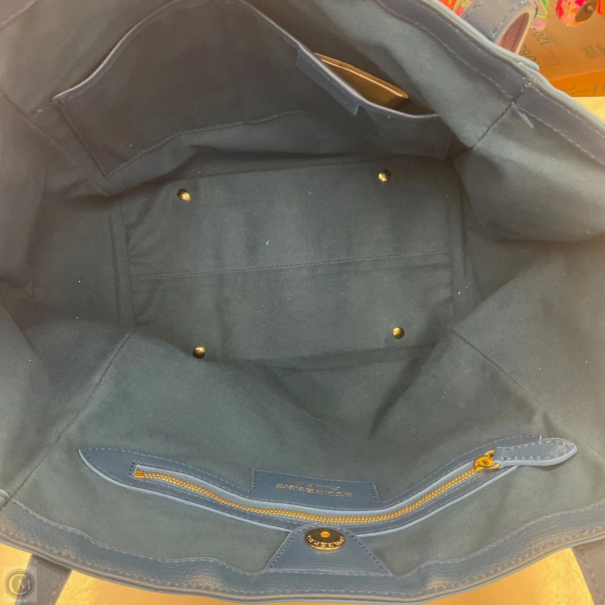Tote Luxury Designer By Burberry, Size: Medium